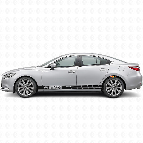 Autocollant vinyle latéral à bandes de marque pour Mazda Mazda3