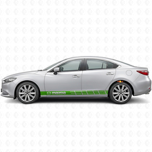 Autocollant vinyle latéral à bandes de marque pour Mazda Mazda3_3