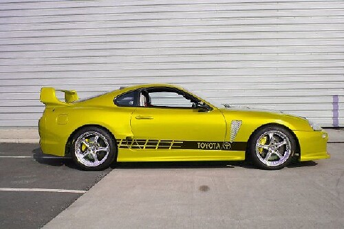 Autocollant graphique multicolore iA / iM / TRD / Supra Car Racing