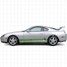 Autocollant vinyle bandes latérales logo Toyota pour Toyota Supra_3