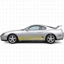Autocollant vinyle bandes latérales logo Toyota pour Toyota Supra_5