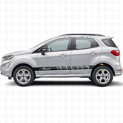 Kit de décalcomanies en vinyle bandes latérales de course personnalisées pour Musclecar EcoSport GT