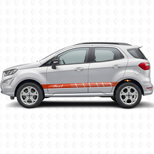 Kit de décalcomanies en vinyle bandes latérales de course personnalisées pour Musclecar EcoSport GT_4