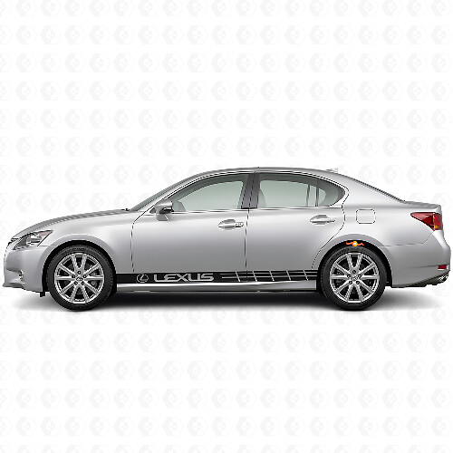 Autocollants Vinyle à Bandes Latérales Racing pour Lexus GS 350 F Sport / GS 450h