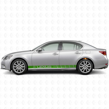 Autocollants Vinyle à Bandes Latérales Racing pour Lexus GS 350 F Sport / GS 450h_3