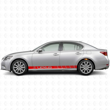 Autocollants Vinyle à Bandes Latérales Racing pour Lexus GS 350 F Sport / GS 450h_4