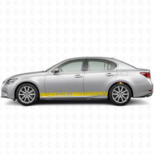 Autocollants Vinyle à Bandes Latérales Racing pour Lexus GS 350 F Sport / GS 450h_5
