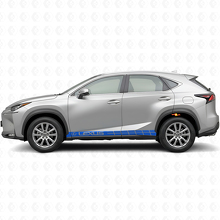 Kit de décalcomanies vinyle bandes latérales de course pour Lexus NX 200t NX 300h_2