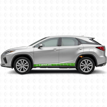 Kit de décalcomanies en vinyle à bandes style course pour bas de caisse Lexus RX 350_3