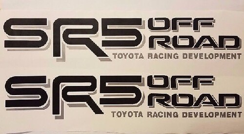 Jeu de décalcomanies latérales SR5 Off Road pour Toyota Tacoma Tundra