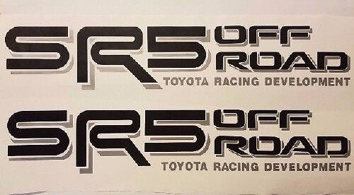 Jeu de décalcomanies latérales SR5 Off Road pour Toyota Tacoma Tundra