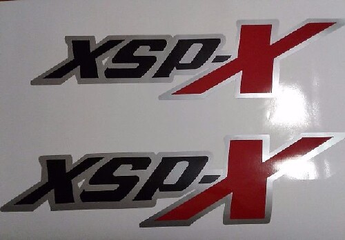 Jeu d'autocollants vinyle latéraux XSP-X pour Toyota Tundra ou Tacoma