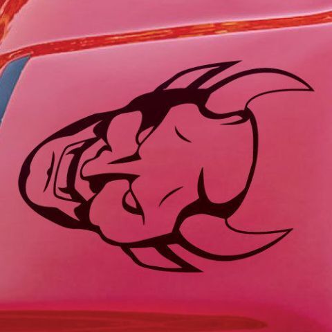 Dodge Demon Challenger SRT capot Scoop Logo Ca vinyle autocollant graphique autocollant