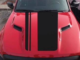 2015-2017 Dodge Ram Rebel Black Out Capot Camion Décalque de Vinyle Options Graphiques Couleur