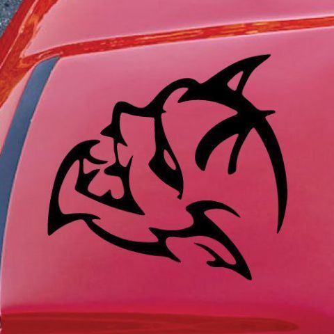 Dodge Demon Challenger SRT capot Scoop Logo voiture vinyle autocollant graphique autocollant