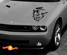 Dodge Demon Challenger SRT capot Scoop Logo voiture vinyle autocollant graphique autocollant 2