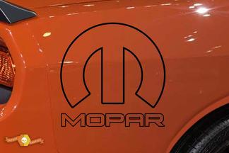 Décalcomanie Mopar Challenger Logo Side Flare Car Truck Vinyl Graphic
