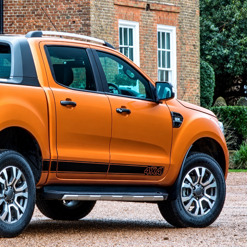 Autocollant Vinyle 4X4 à Rayures Bandes Rocker Panel pour Ford Ranger