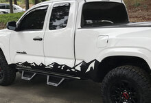 Autocollant de décalcomanie de montagne de panneau de bascule de porte latérale de Toyota Tacoma 04-21
 2