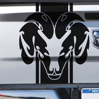 Dodge Ram Stripe Logo Graphic Decal Sticker Side ou Rear bed Truck Vinyl Tribal