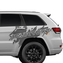 Autocollant vinyle graphique personnalisé éclaboussures splash porte arrière latérale pour Jeep Cherokee Trailhawk_2