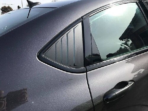 Autocollants en vinyle pour vitre latérale arrière style évent pour Dodge Dart 2013-2016