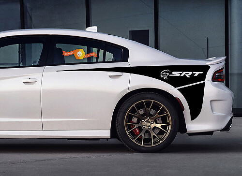 Dodge Charger SRT HELLCAT bandes latérales arrière 2015 2016 2017