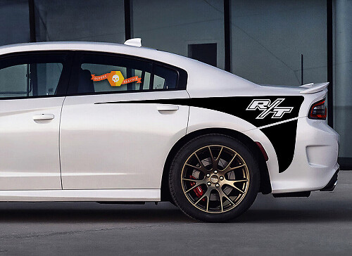 R / T Quarter arrière Stripe Hemi Srt Rt Scat pour Dodge Charger
