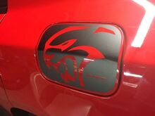 Dodge Charger HELLCAT SRT Gas Door Vinyl Overlay 2015+ Autocollant de décalcomanie Hemi Mopar 2