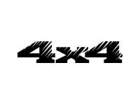 Autocollant Vinyle Universel Logo Style Rayé 4x4 pour GMC Sierra