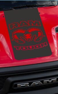 2015-16-17 Dodge Ram Hemi Rebel capot camion autocollant graphique Reb-08