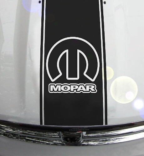 Autocollant Vinyle Bandes de Capot Mopar pour Dodge Ram 1500 2500 3500