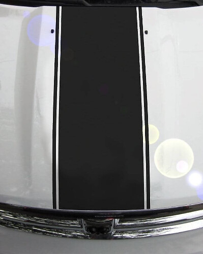 Autocollant Vinyle de Rayures Contour Capot pour Dodge Ram 1500 2500 3500