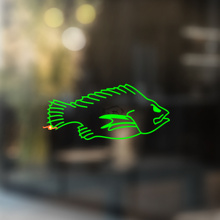 Autocollant Vinyle Universel Poisson Tilapia_2