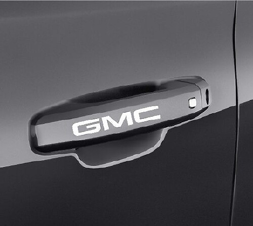 Ensemble d'autocollants en vinyle pour poignées de porte GMC Acadia Sierra Yukon