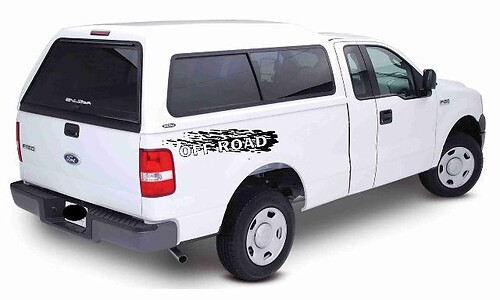 2pc - Décalcomanies tout-terrain - pour autocollants F Pièces Z71 Chevy Silverado GMC Sierra 4x4

