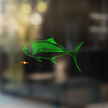 Autocollant Vinyle Universel Poisson Caranx_2