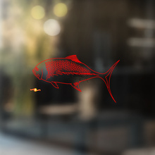 Autocollant Vinyle Universel Poisson Caranx_3