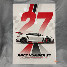 Poster Numéro Motorsport Panneau Mural en Acrylique Brillant_3