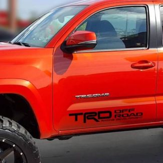 Toyota Tundra Tacoma voiture camion TRD hors route côté autocollant autocollant vinyle prédécoupé T7