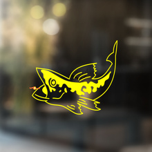 Autocollant Vinyle Universel Poisson Bar commun à Grande Bouche_4