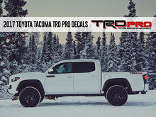 Autocollant en vinyle TRD Pro pour les côtés de benne Toyota Tacoma_2