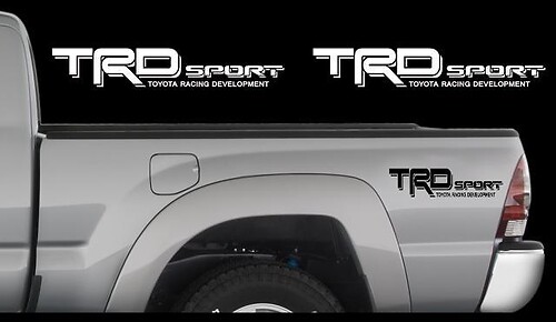 TRD SPORT Stickers Toyota Tacoma Racing Camion Lit Vinyle Autocollants X2 2006-2011