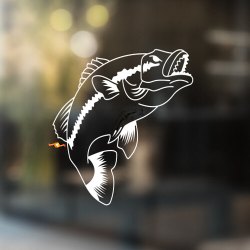 Autocollant Vinyle Universel Perch Fish