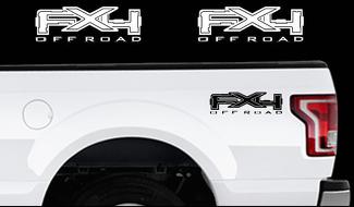 Ford F-150 Fx4 OFF ROAD Ensemble de décalcomanies pour lit de camion Autocollants en vinyle