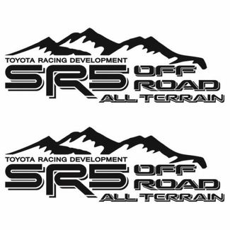 Toyota SR5 Off Road All Terrain Racing Tacoma Tundra 2 Autocollants Vinyle