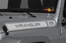 Jeep Wrangler 97-06 4x4 Off Road TJ Vinyl Hood Stickers Décalcomanies ensemble TJ 4 pièces rayures ensemble
 2