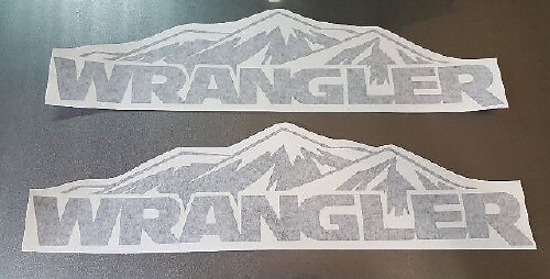 Autocollant de décalque de capot de montagne Jeep Wrangler