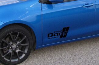 Ensemble d'autocollants de logo de porte Dodge Dart Rallye 2013- - 2020