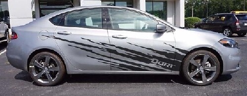 Ensemble d'autocollants de style éclaboussure Dodge Dart 2013- - 2020